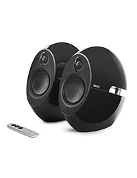 Edifier USA e25HD Luna Eclipse HD 2.0 Altavoces Bluetooth con entrada óptica digital (negro)