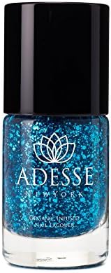 Adesse New York Organic Infused Glitter Nail Polish- Tahitian Sea 11ml