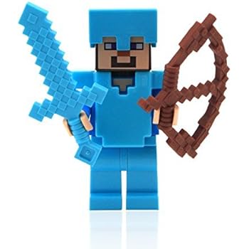 Amazon.com: LEGO Minecraft Steve with Diamond Armor and 