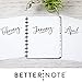 BetterNote 2026 Monthly Calendar Refill with Tabbed Dividers for Discbound Notebooks, Index Tabs, Disc, Pages Fit Happy Planner, Circa Levenger, Arc, TUL, IWP, Talia (Whimsy, 11-Disc, 8.5