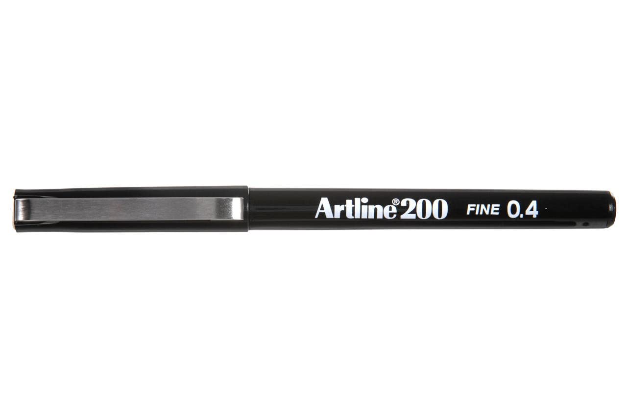 Artline 200 Technical Drawing Fineliner ), 1- Black Pen