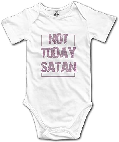 HuanLiu Not Today Satan Baby's Newborn Coveralls (0-2 Years Old)