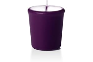 yummi 15hr Unscented Dark Purple Votive Candles - 9 per Pack