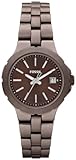 Fossil Sylvia Three Hand Stainless Steel Watch Brown