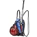 Drawstring Bag with Mesh Net - Perfect Sackpack with Ball Net for All Sports - Gym Bag for Men and Women, Tote Bag, Sports Sack, Light Backpack, Soccer Bag, Basketball, Volleyball, Baseball for Youth