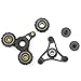 RayCue Hand Spinner Fidget Toy High Speed Bearing ADHD Focus EDC Finger Gears Stress Relief Toy for Adults or Kids Black