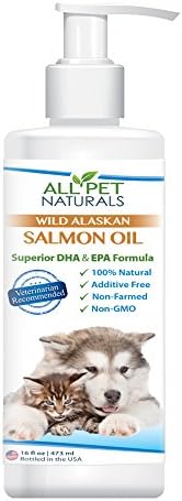 All Pet Naturals Premium Alaska Salmon Oil - 16 oz with pump