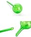 Fashionclubs Plant Watering Globes Small Plant Automatic Self Watering PVC Bulbs Ball,Pack of 4 (Clear)