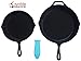 Crucible Cookware Silicone Hot Handle Holders (Large, Turquoise)