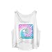 JETTINGBUY Women Short-cut Tops Crop Top Vest Tank Tops Digital 3D Print T Shirt