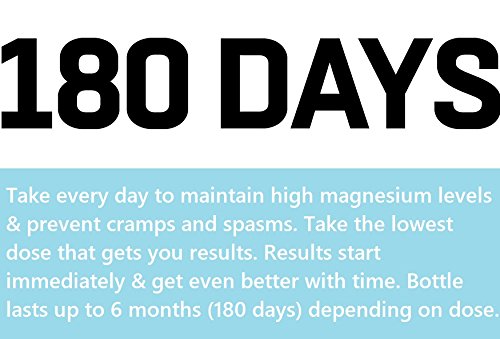 CRAMP DEFENSE® MAGNESIUM FOR LEG CRAMPS, MUSCLE CRAMPS & MUSCLE SPASMS. END THEM FAST AND PERMANENTLY. ORGANIC MAGNESIUM, NON-LAXATIVE, NO MAGNESIUM OXIDE OR HERBS! BIG 180 CAPSULE BOTTLE.