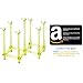 HaloVa Cup Drying Rack Stand, Retractable Non-slip Rack Water Drain Dry Organizer for Bottle Cup Dish Plate, Durable and Dustproof, Green