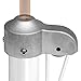 Anley Authentic FlagPole Truck with Nylon Pulley - Sliver Cast Aluminum Body - Heavy Duty Flag Pole Halyard Stationary Truck - Fit Standard American Flag Poles Range from 1.5