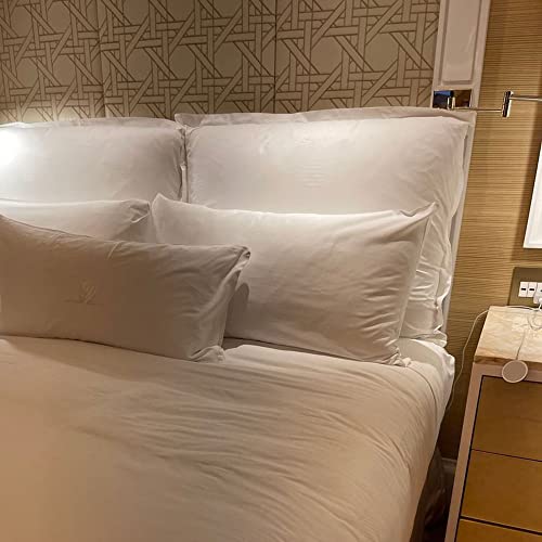 Down Etc Bed Sleeping Buckwheat Fill Cooling Pillow, Standard, White