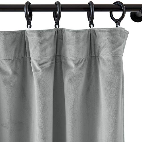 Cololeaf Extra Wide Curtain Panels 250 W X 96 L Velvet Curtains
