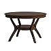 Nelms Table with Shelf Deep Brown