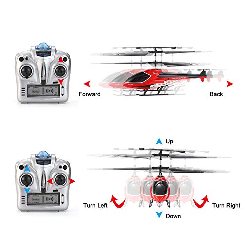 EXCOUP Remote Control Helicopter 3.5 Channel RC Helicopter with Gyro Gifts Toys for Boys Kids