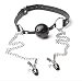 Household Body Massage Tool with Clamps (Black)