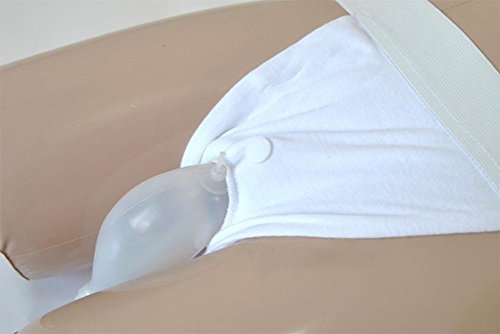 Men's Urination Device,Reusable Portable Male Comfort Fit Advantage Urinal System with Spill Proof Collection Bag & Pure Cotton Underwear