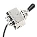 Kmise MI0321 Guitar Wiring Harness Prewired Two Pickup 500K Pots 3-Way Toggle Switch Chrome