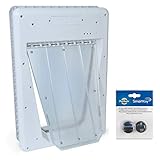 PetSafe Electronic SmartDoor - Collar Activated Dog and Cat Door - Small to Large Pets