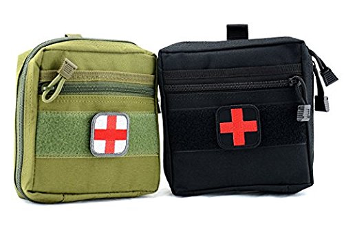 Bundle 4 Pieces Cross Tactical Medic Medical Aid Embroidery Patches Tactical Medical Backpack Armband Insignia Patch
