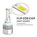 LASFIT Combo Package H13 9008 LED Headlight+9145 9140 Fog Lights Combo Pack LED Headlight Bulbs Conversion Kits (2 sets) Flip COB Chips-120W 15200LM Hi Low Beam 6000K White Light