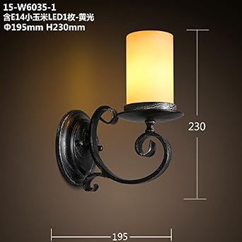 Ggrxa Die Amerikanische Rustikal Antik Wandlampen Wohnzimmer