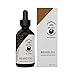 Sandalwood Beard Oil enhanced with Tea Tree & Argan & Jojoba Oil – Large 2oz Size – Conditions and Softens Your Beard for Healthy Beard and Mustache Growth and Care