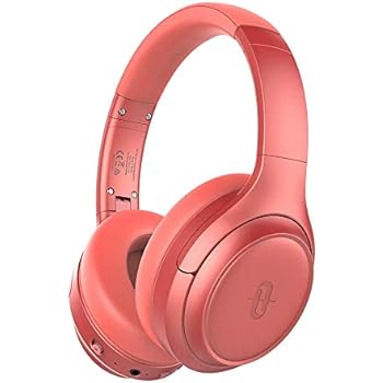 TaoTronics Active Noise Cancelling Headphones [Upgraded] Bluetooth Headphones SoundSurge 60 Over Ear Headphones Wireless Headphones Deep Bass, Quick Charge, 30H Playtime for Travel Work Cellphone