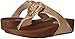 FitFlop Women's Glitterosa Flip Flop, Gold, 7 M US