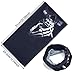 WOVTE 2 Pack Skull Headwear Seamless Motorcycle Bandanas Black…