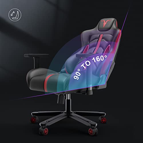 Furgle Racing Style HighBack Gaming Chair, Video Game Chair with 3D