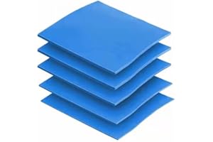 OTVEE GowizDream Thermal Pads 6W/mK, 100x100mm, 0.5/1/1.5/2/2.5mm (5pcs), Non-Conductive, High-Temperature Resistance, Silico