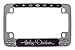 Harley-Davidson Glitter Signature Motorcycle Plate Frame, 7.5 x 5 inches MF21506
