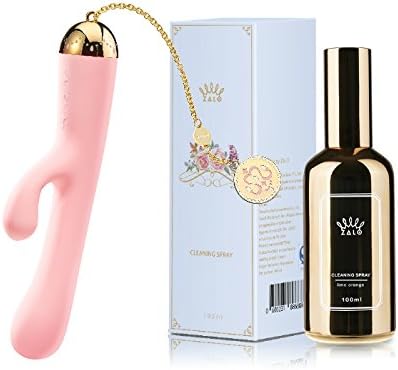 ZALO Ichigo Luxurious Rabbit Vibe Massager with ZALO Lime Orange Flavor Cleaner