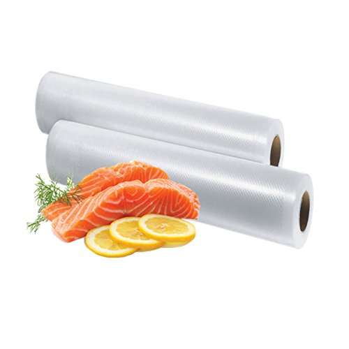 2 Pack 11" x 50' Vacuum Sealer Rolls, Commercial Grade Food Sealer Bags