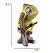 Chameleon Solar Garden Decorations Figurine | Outdoor LED Decor Figure | Light Up Decorative Statue Accents for Yard, Patio, Lawn, Balcony, or Deck | Great Housewarming Gift Idea (Green, 1 Pack)