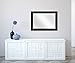 MCS 24x36 Inch Wedge Rectangular Mirror, 30x42 Inch Overall Size, Black