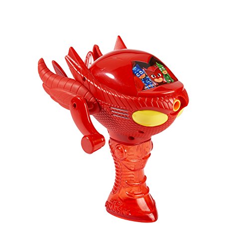Little Kids PJ Masks Owlets Glider Bubble Blower Vehicle, Includes 4Oz of Bubbles Toy, Red - Thumbnail 7