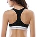 Wingslove Women's Racerback Sports Bra Cotton Bralette Wireefree Comfort Bra for Yoga Gym Workout Fitness