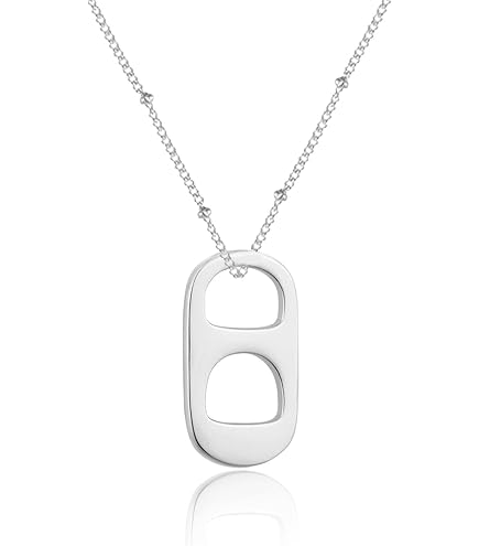 Amazon.com: Aonklot Bottle Cap Necklace Soda Tab Pendant Necklace