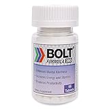 Bolt 260 Caffeine with NADH Focus Pills for Energy, Focus & Clarity 6-8 Hours of Energy - 96 Tablets - 48 Servings -by D&E Nutraceuticals