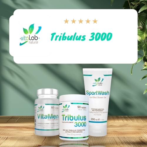 Tribulus Terrestris For Men 3000mg Double Strength 90 Counts Europe Manufacture