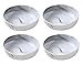 FUYU 4PCS Marble Ceramic Sauce Dish Seasoning Dish Appetizer Plates