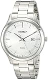 Seiko Men's SUR047 Stainless Steel Bracelet Watch with Silver-Tone Dial