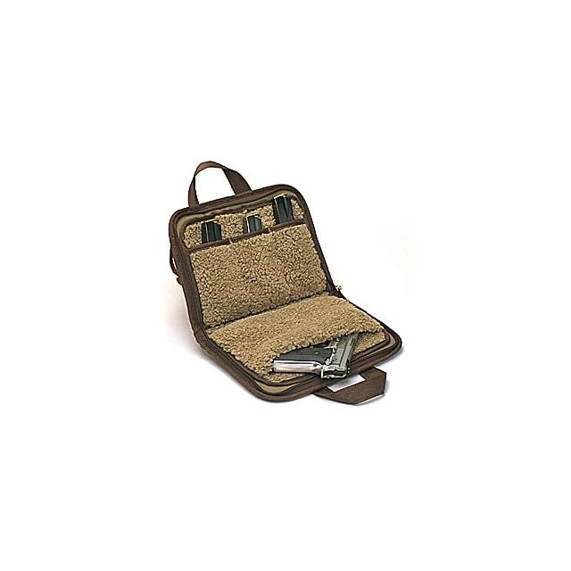 Leather Rectangular Pistol Pouch Gun Case Bagmaster on PopScreen