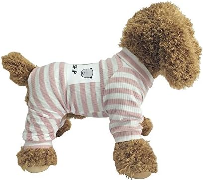 Dogs PJS Clothes for Small Dogs Girl Puppy Pajamas Long Sleeved Onsie Warm Coats Jumpers Outfits