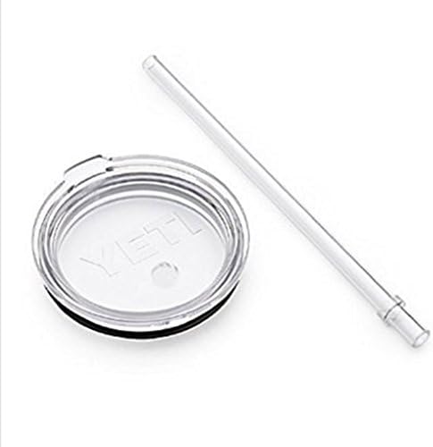 OZOL YETI Rambler Straw Lid, Straw Lid for YETI Rambler 30oz &amp; 20oz Tumbler Shatter-proof Dishwasher Safe Replacement Lid w/Straw for YETI, RTIC and Other Brands Tumbler, Cups and Mugs (30oz)