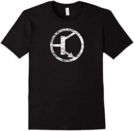 Men's Transistor PNP NPN Electronic Geek  T-Shirt XL Black